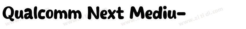 Qualcomm Next Mediu字体转换